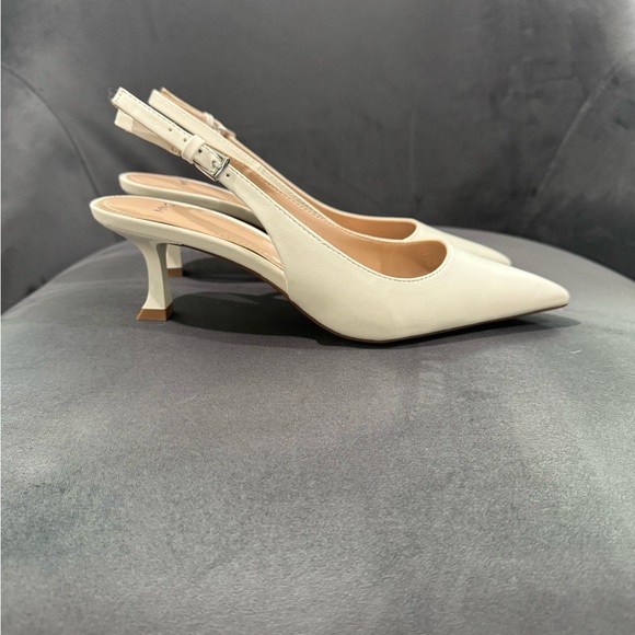 Mango kitten heel sling back pumps - Picture 3 of 8